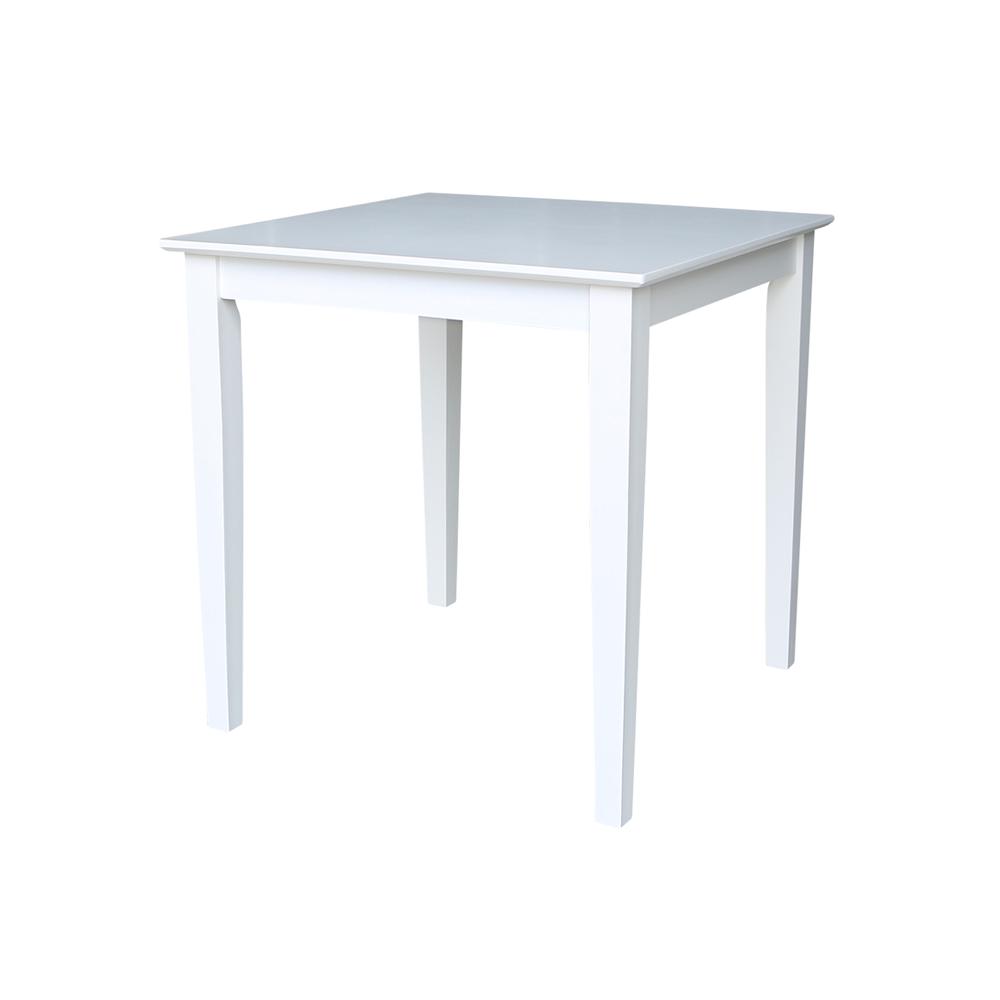 Solid Wood Top Table - Dining Height. Picture 5
