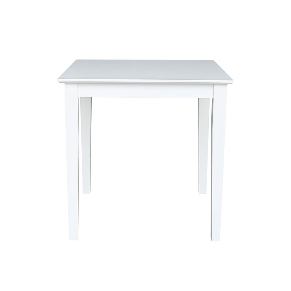 Solid Wood Top Table - Dining Height. Picture 2