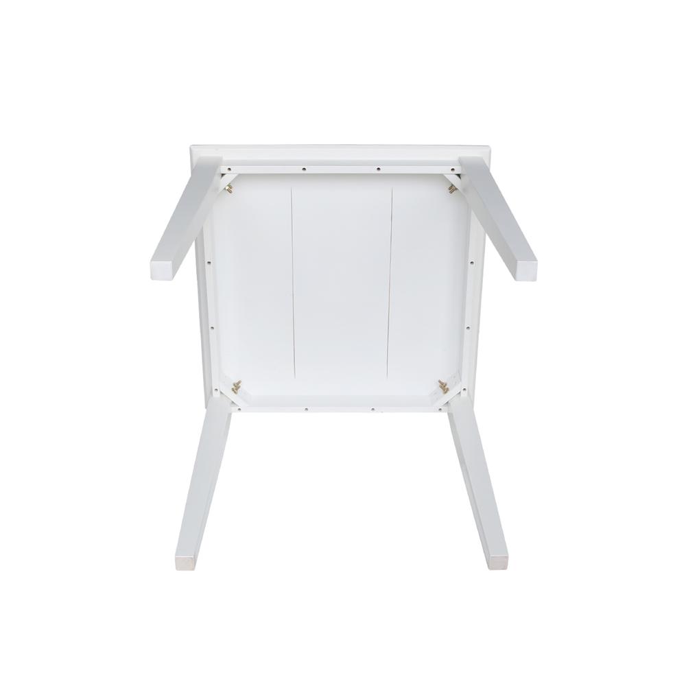 Solid Wood Top Table - Dining Height. Picture 3