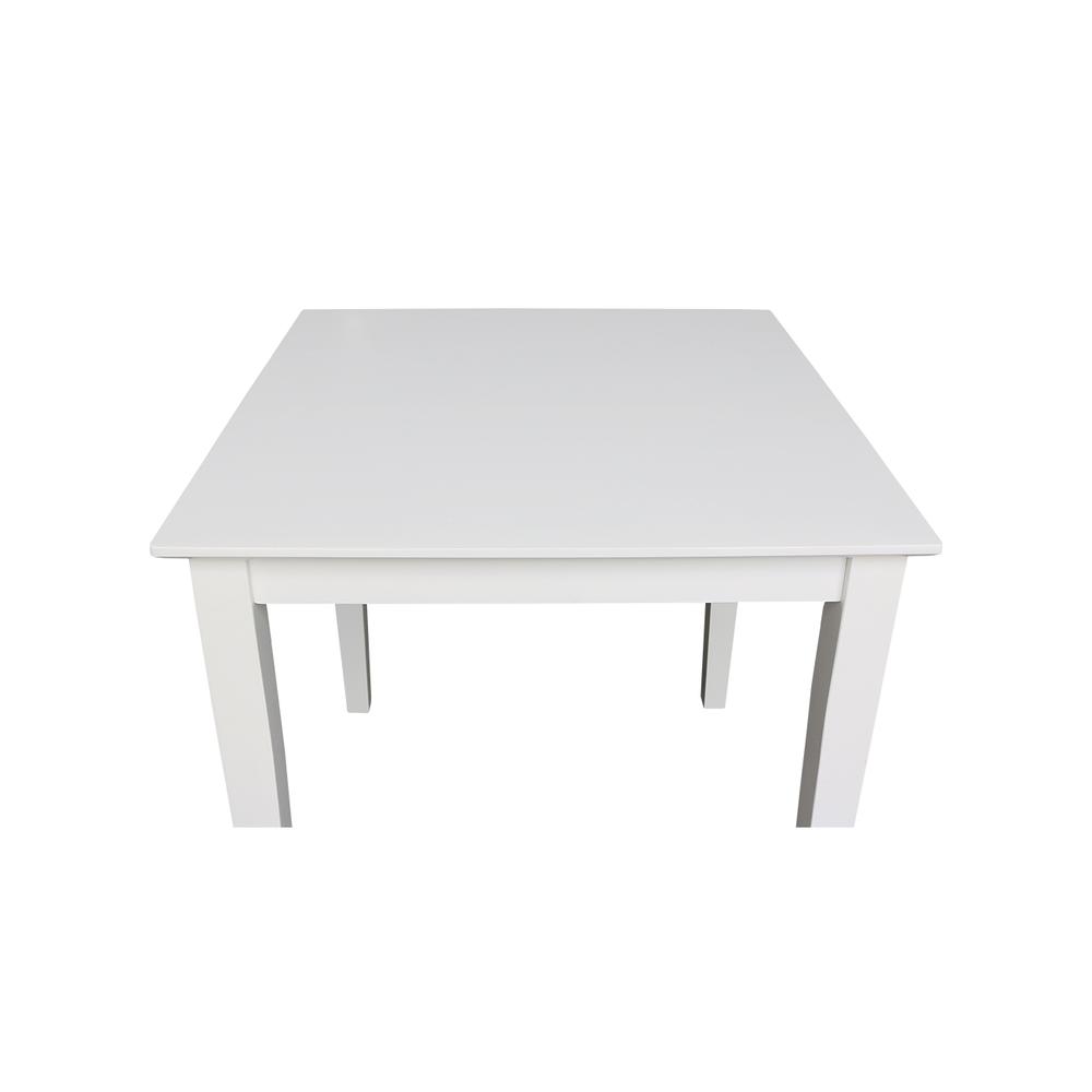 Solid Wood Top Table - Dining Height. Picture 4