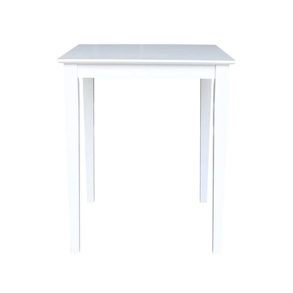 Solid Wood Top Table - Counter Height. Picture 3