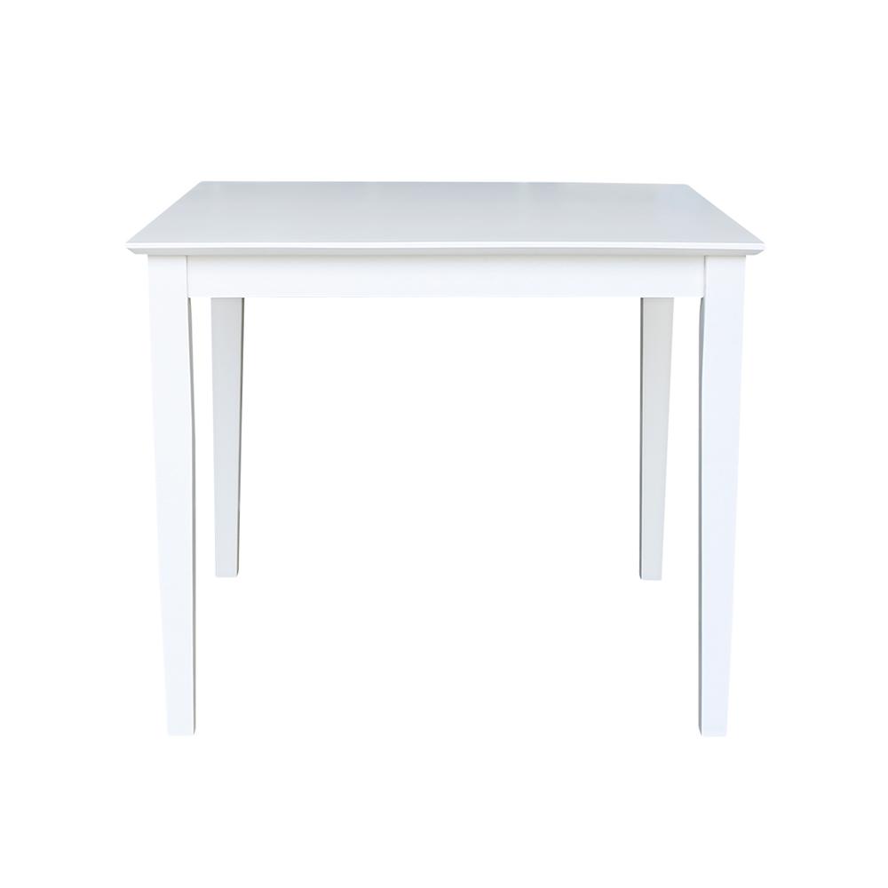 Solid Wood Top Table - Dining Height. Picture 2