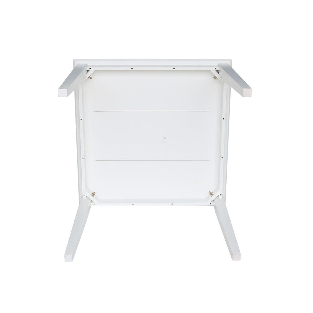 Solid Wood Top Table - Dining Height. Picture 3