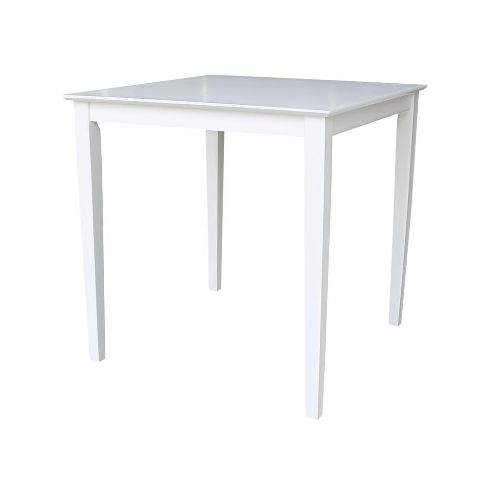 Solid Wood Top Table - Counter Height. Picture 5