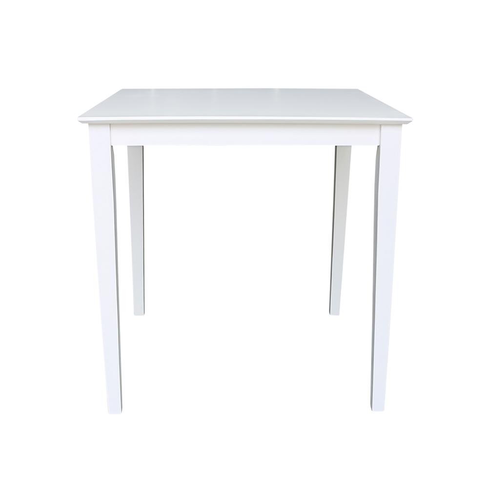 Solid Wood Top Table - Counter Height. Picture 2