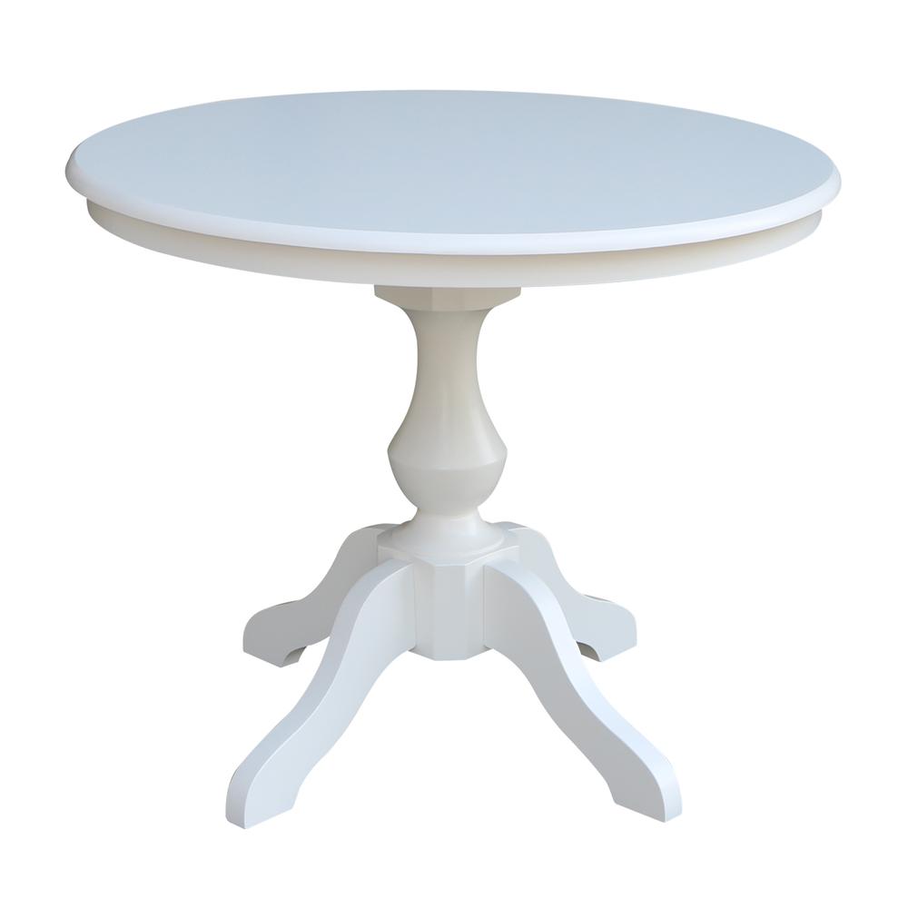 36" Round Top Pedestal Table - 28.9"H. Picture 13