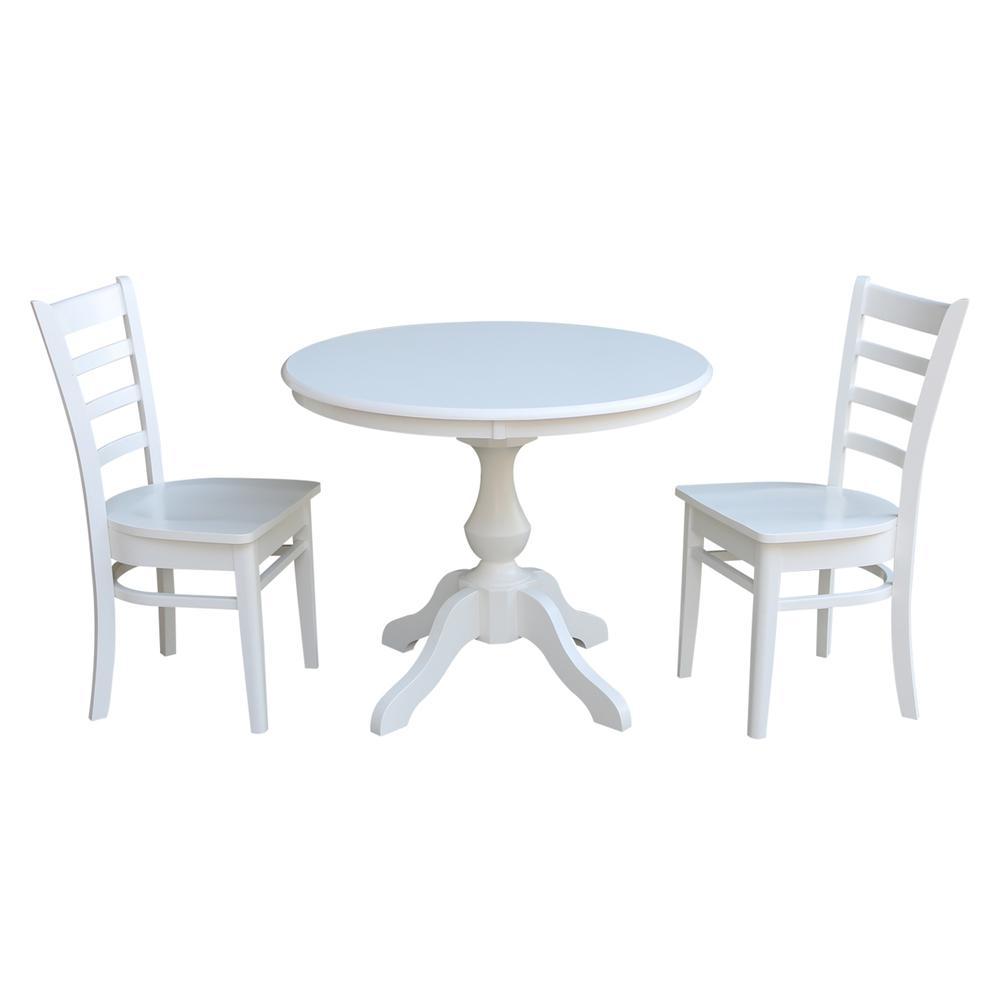 36" Round Top Pedestal Table - 28.9"H. Picture 12