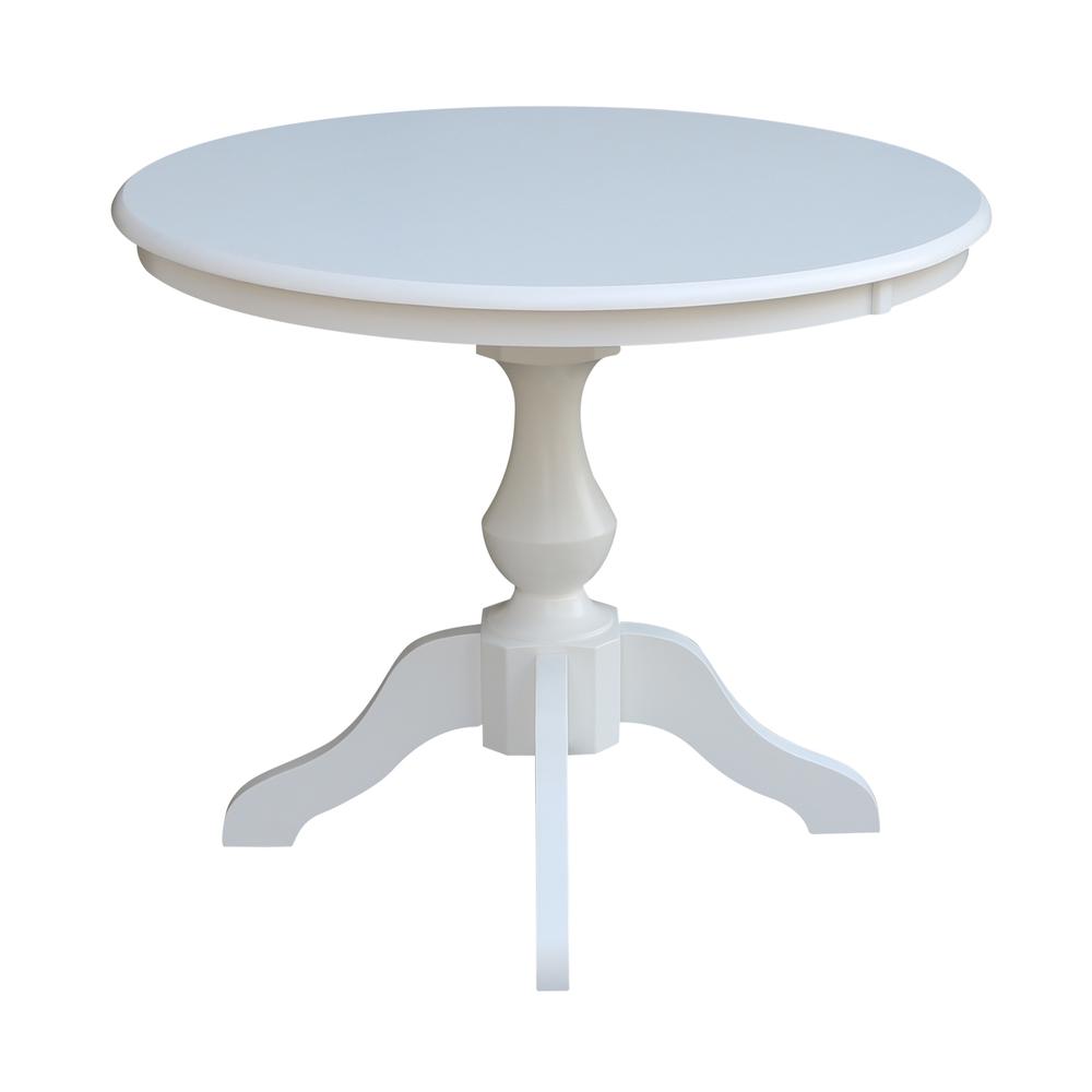 36" Round Top Pedestal Table - 28.9"H. Picture 6