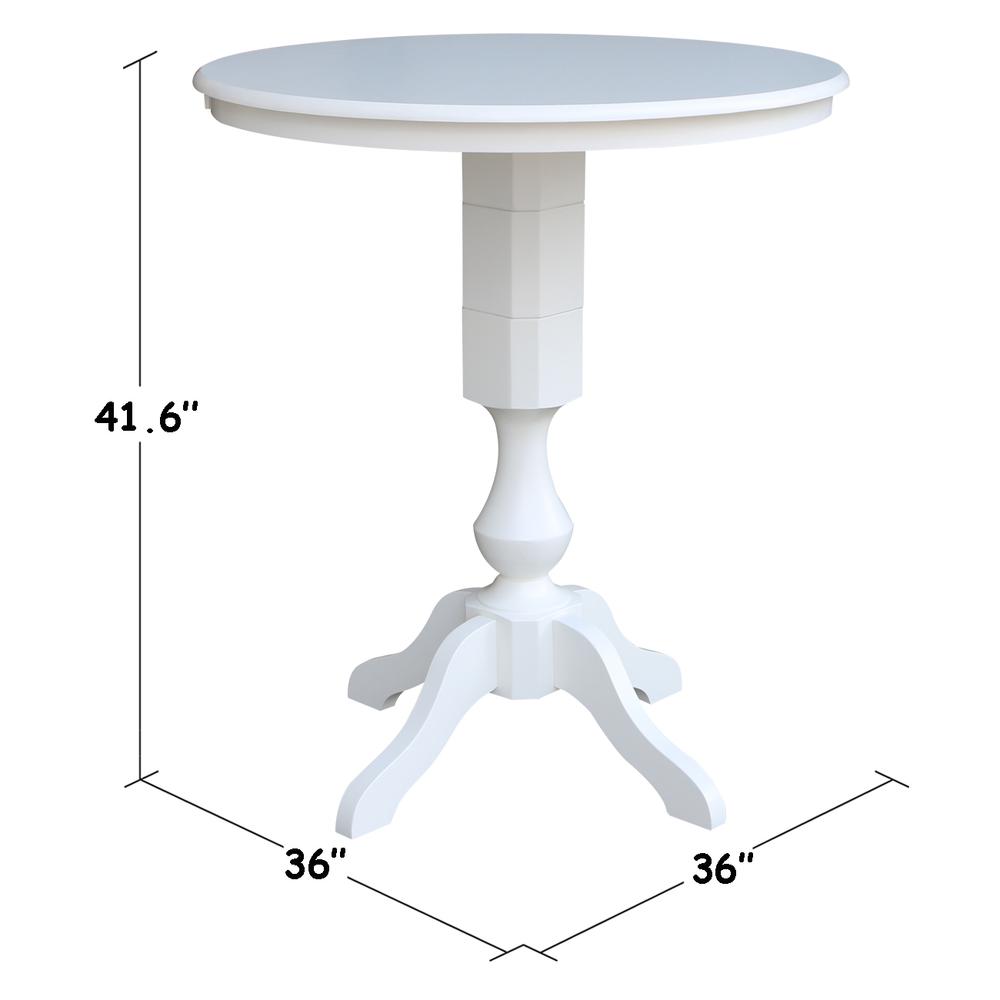36" Round Top Pedestal Table - 28.9"H. Picture 17