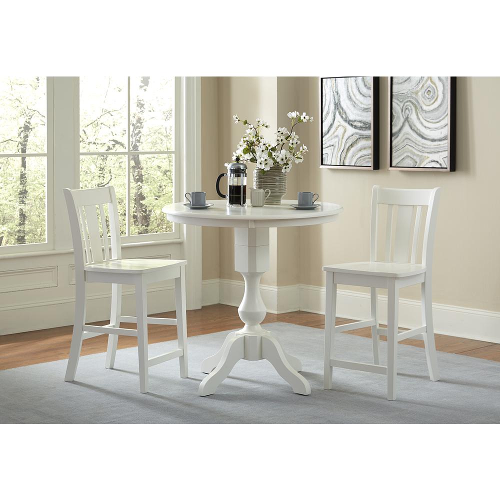 36" Round Top Pedestal Table - 28.9"H. Picture 21