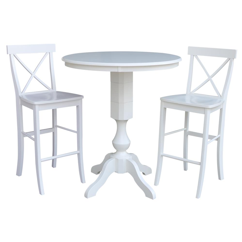 36" Round Top Pedestal Table - 28.9"H. Picture 23