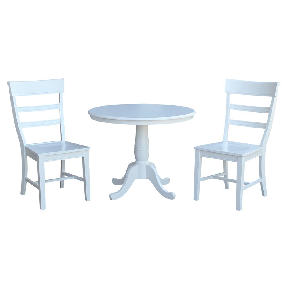 36" Round Top Pedestal Table - 28.9"H. Picture 57