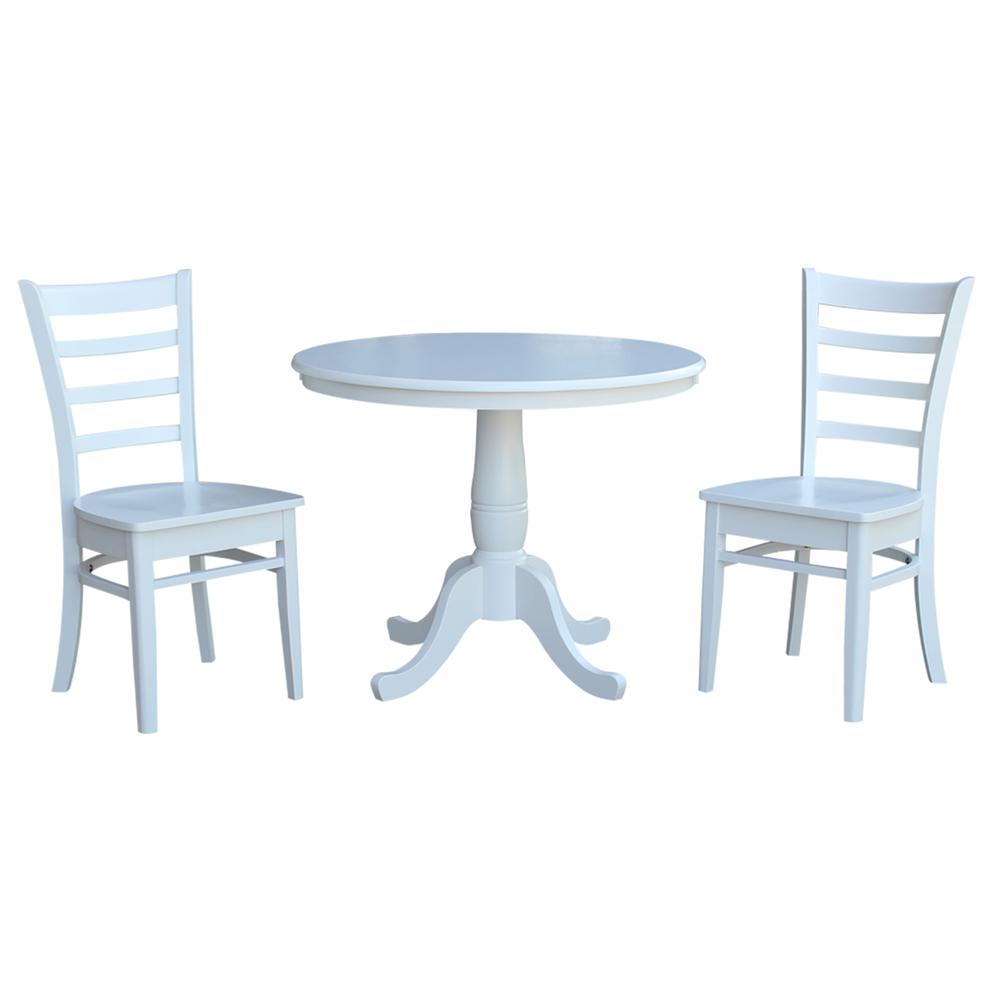 36" Round Top Pedestal Table - 28.9"H. Picture 59