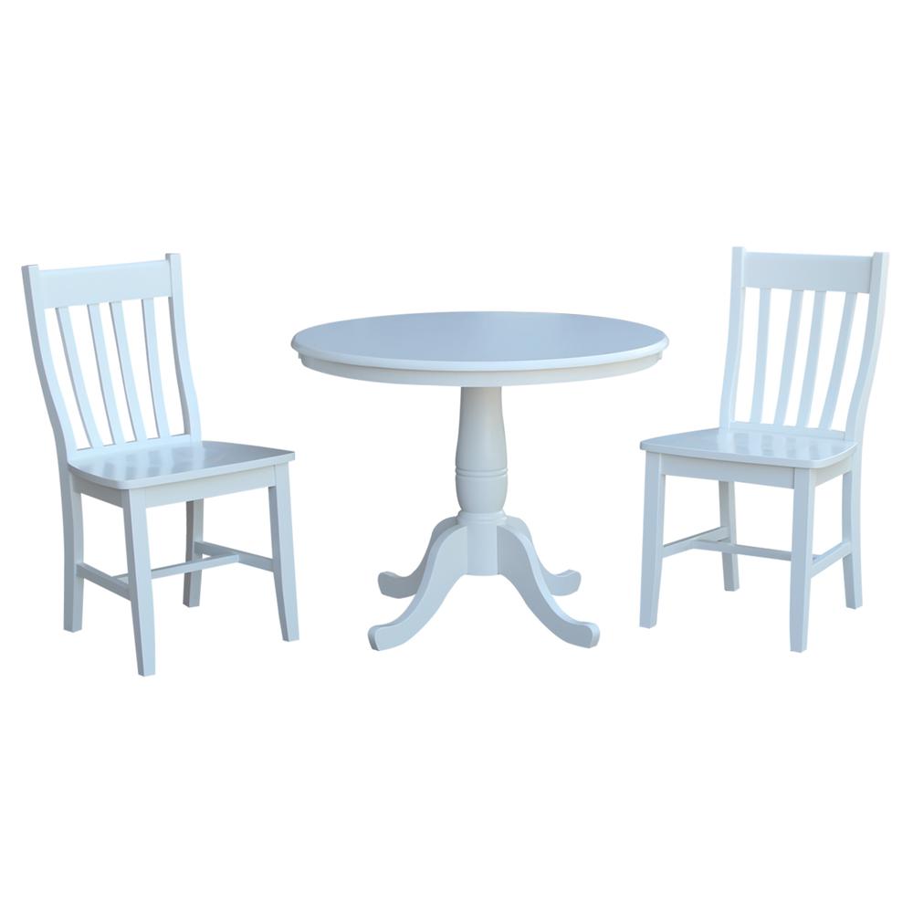 36" Round Top Pedestal Table - 28.9"H. Picture 60