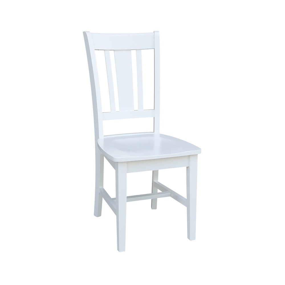 Set of 5 pcs - 42" Round Dual Drop Leaf Table with 4 RTA chairs. Picture 2