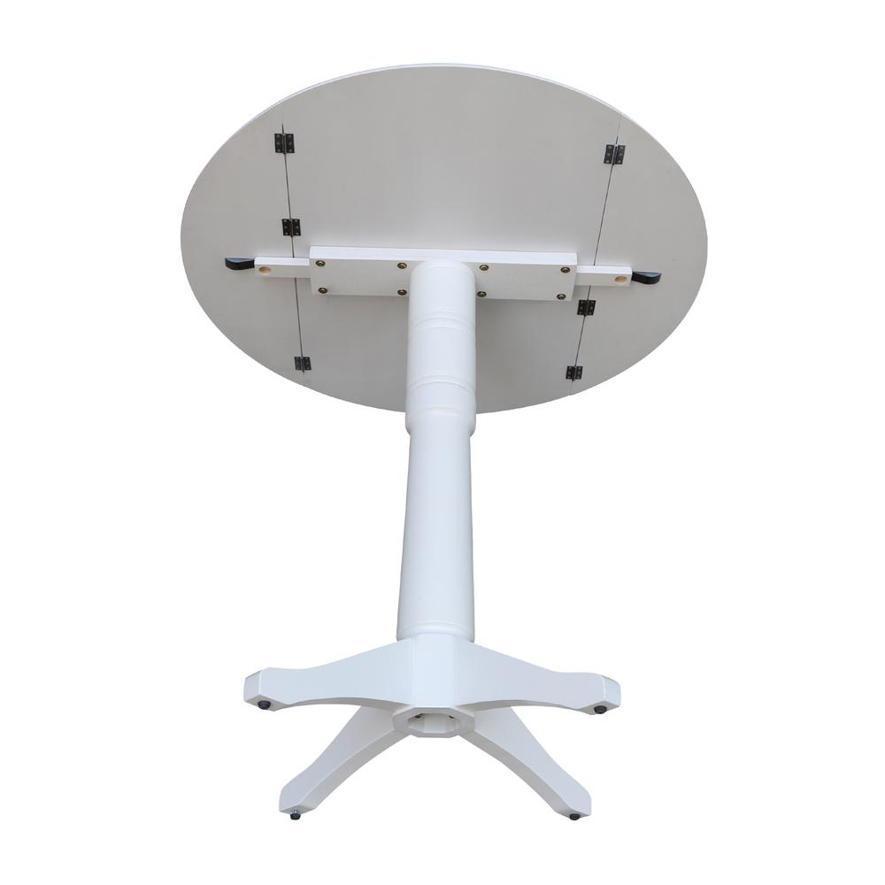 42 In Round dual drop Leaf Pedestal Table - 30.3 "H. Picture 19