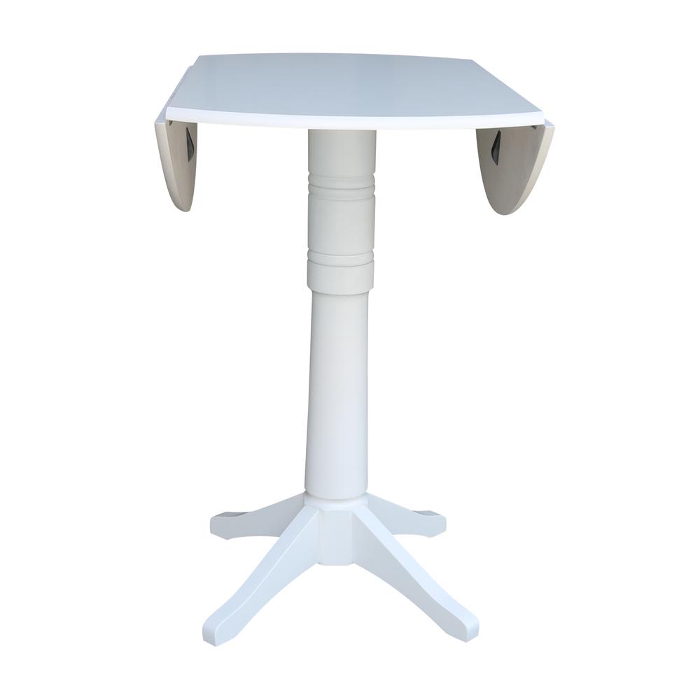 42 In Round dual drop Leaf Pedestal Table - 30.3 "H. Picture 21