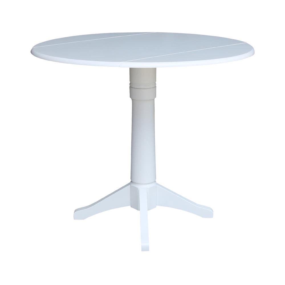 42 In Round dual drop Leaf Pedestal Table - 30.3 "H. Picture 11