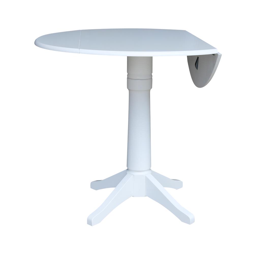 42 In Round dual drop Leaf Pedestal Table - 30.3 "H. Picture 13