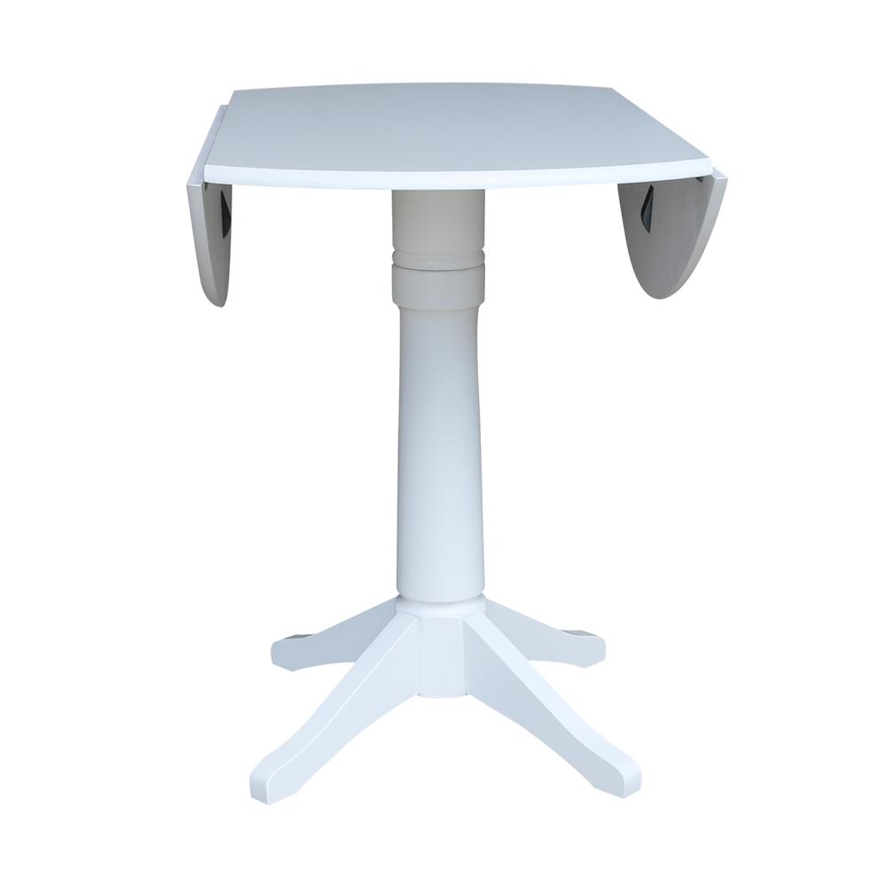 42 In Round dual drop Leaf Pedestal Table - 30.3 "H. Picture 14