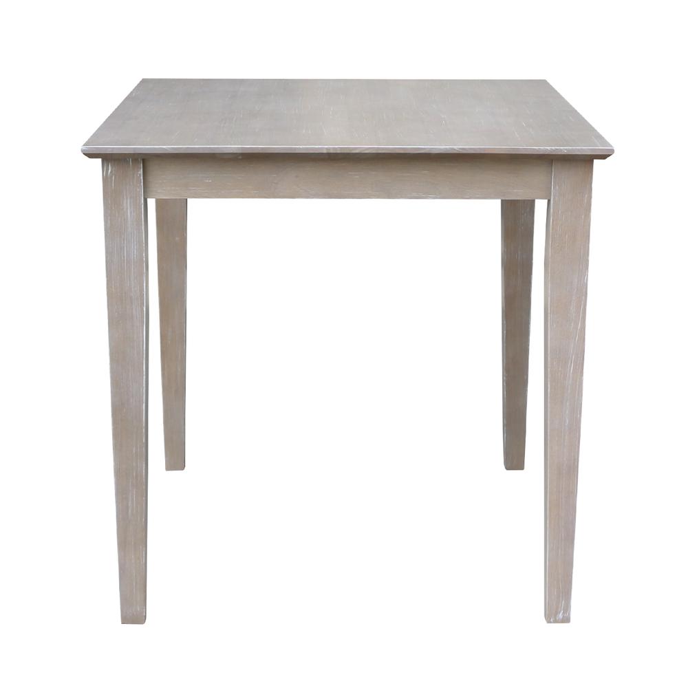 Solid Wood Top Table - Dining Height. Picture 3