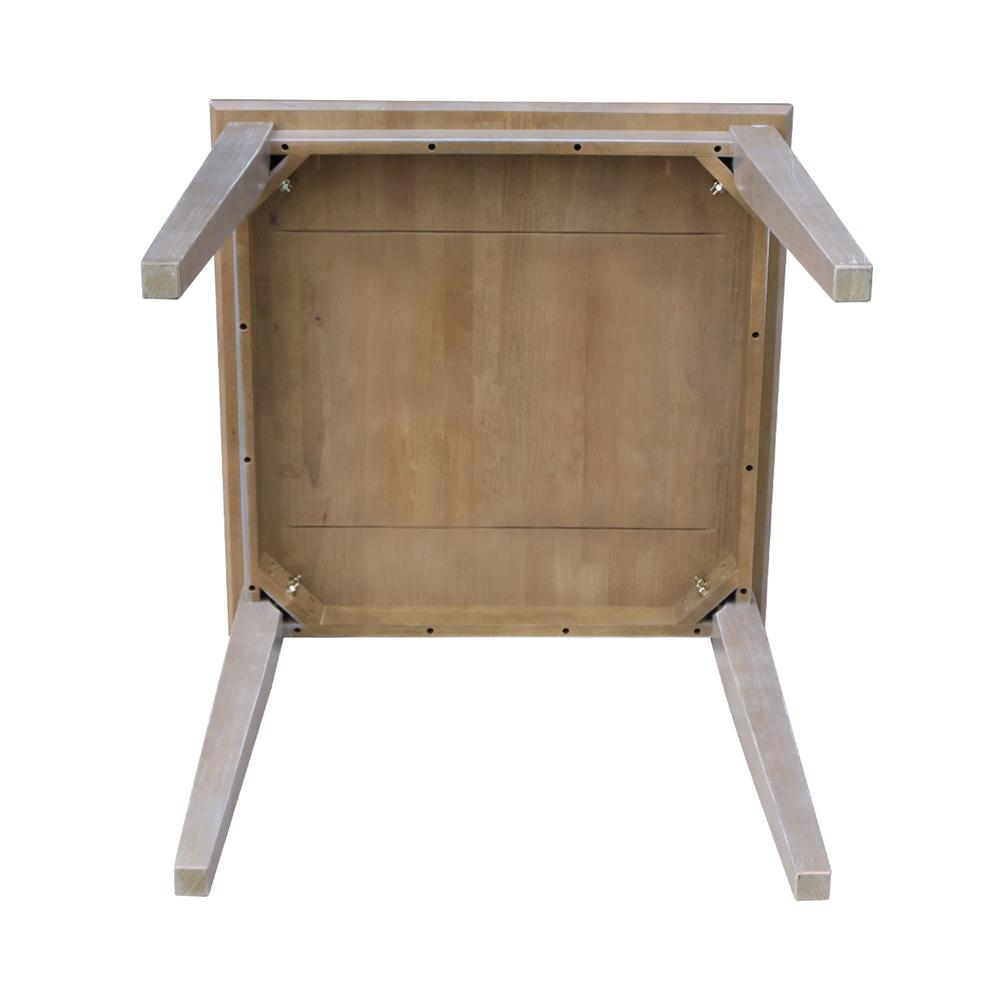 Solid Wood Top Table - Dining Height. Picture 4