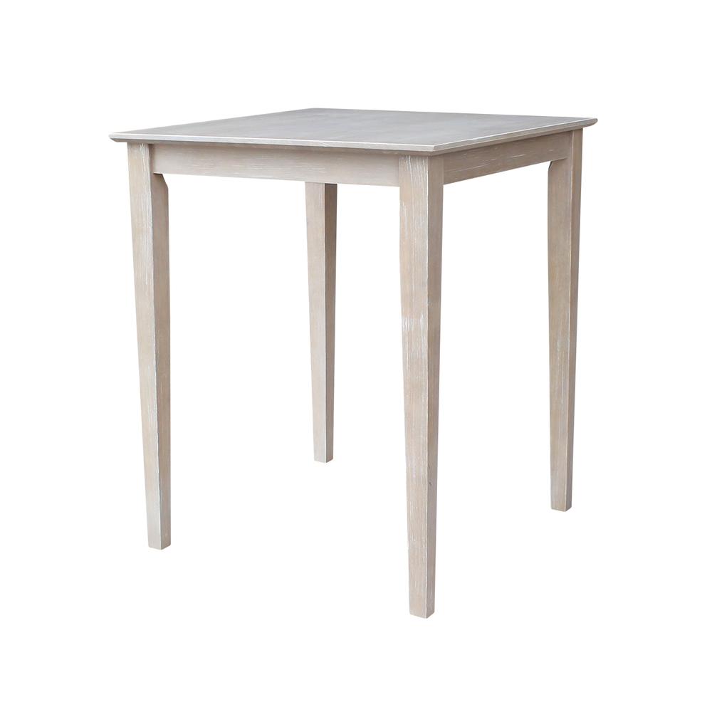 Solid Wood Top Table - Counter Height. Picture 4