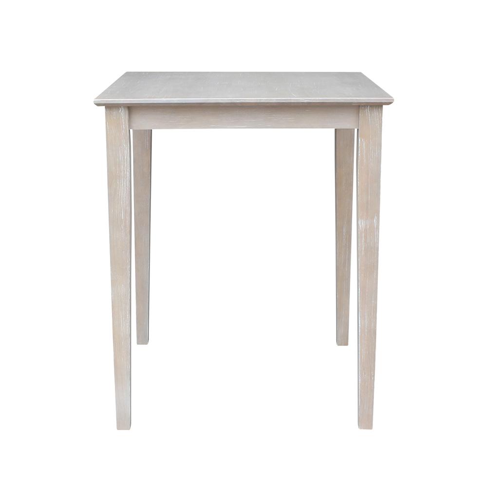 Solid Wood Top Table - Counter Height. Picture 2