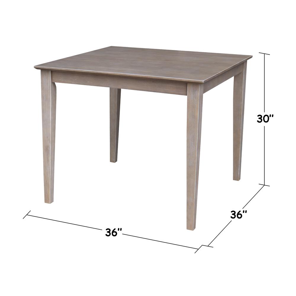 Solid Wood Top Table - Dining Height. Picture 1