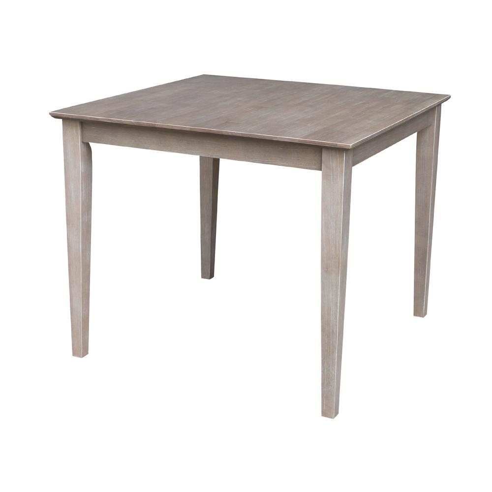 Solid Wood Top Table - Dining Height. Picture 4