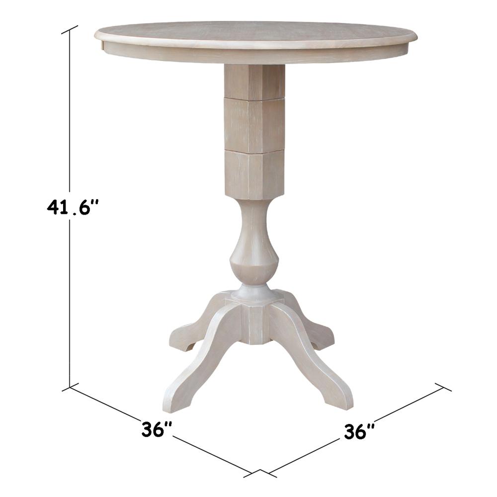 36" Round Top Pedestal Table - 28.9"H. Picture 11