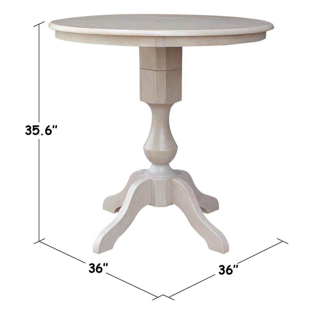 36" Round Top Pedestal Table - 28.9"H. Picture 8