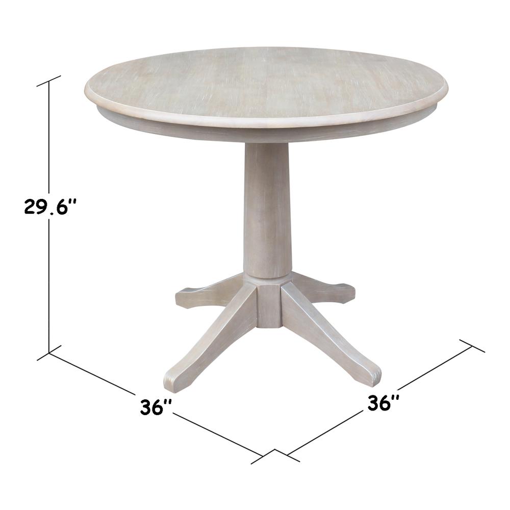 36" Round Top Pedestal Table - 28.9"H. Picture 16