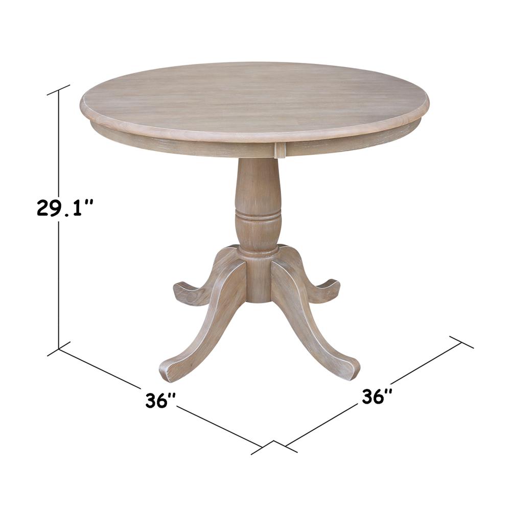 36" Round Top Pedestal Table - 28.9"H. Picture 1