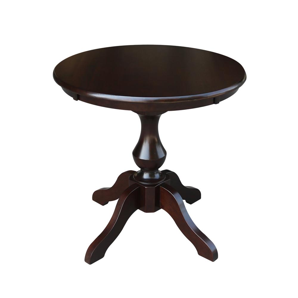 30" Round Top Pedestal Table - 28.9"H. Picture 9