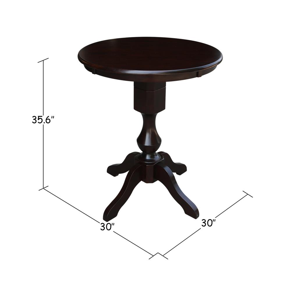 30" Round Top Pedestal Table - 28.9"H. Picture 10