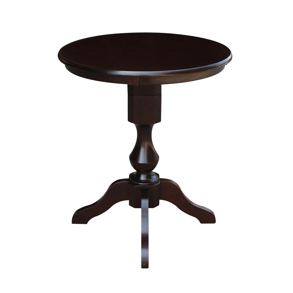 30" Round Top Pedestal Table - 28.9"H. Picture 11