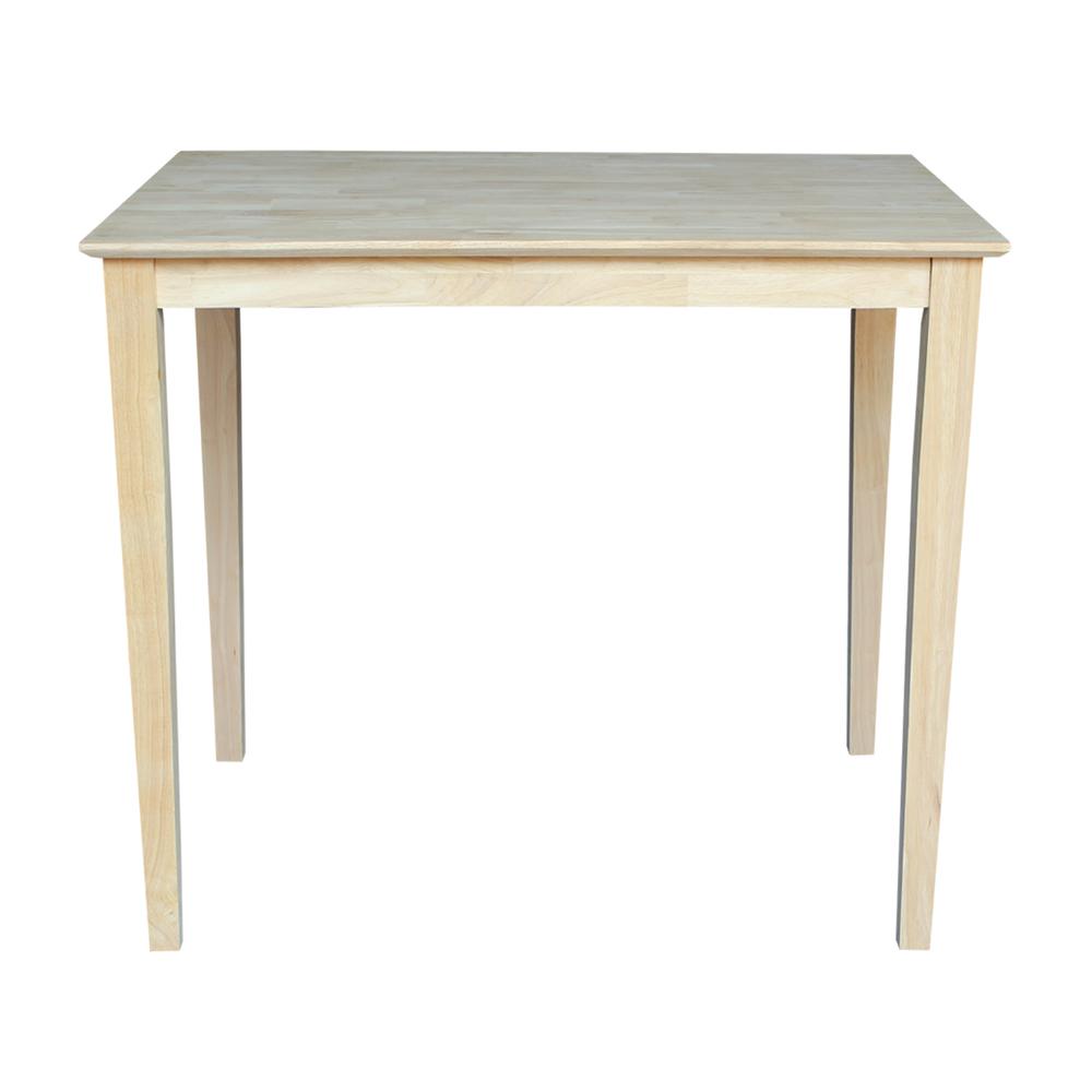 Solid Wood Top Table. Picture 1
