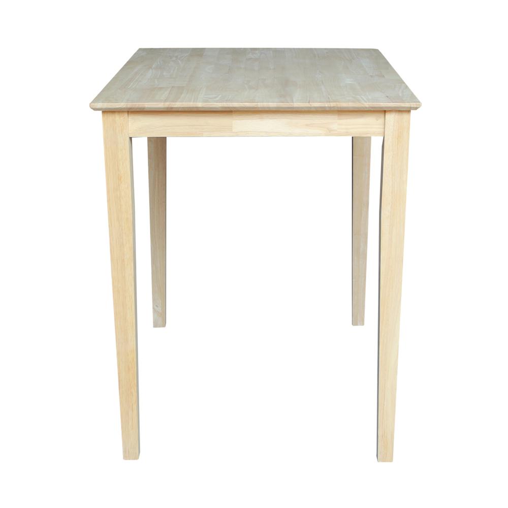 Solid Wood Top Table. Picture 2
