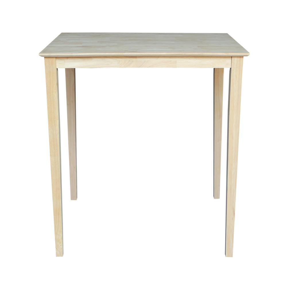 Solid Wood Top Table. Picture 1