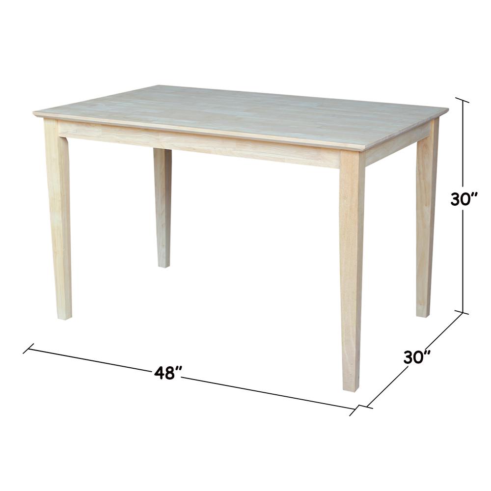 Solid Wood Top Table. Picture 2