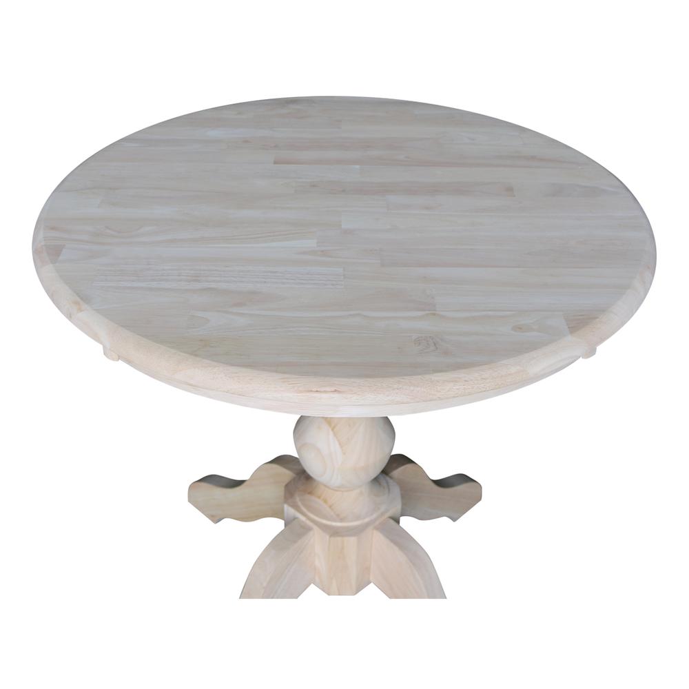 30" Round Top Pedestal Table - 28.9"H. Picture 8