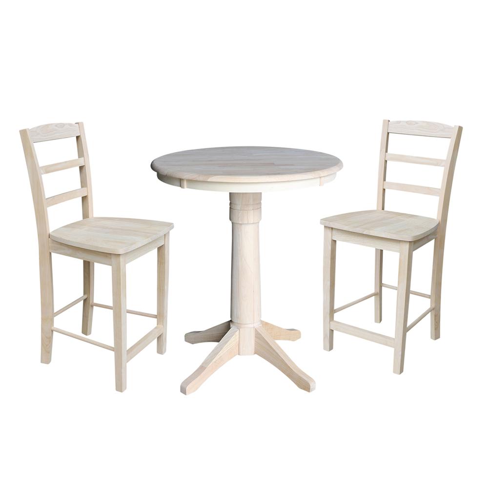 30" Round Top Pedestal Table - 28.9"H. Picture 36