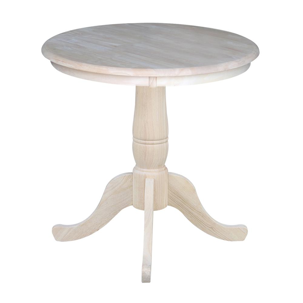 30" Round Top Pedestal Table - 28.9"H. Picture 2