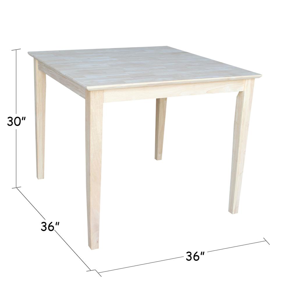 Solid Wood Top Table. Picture 1