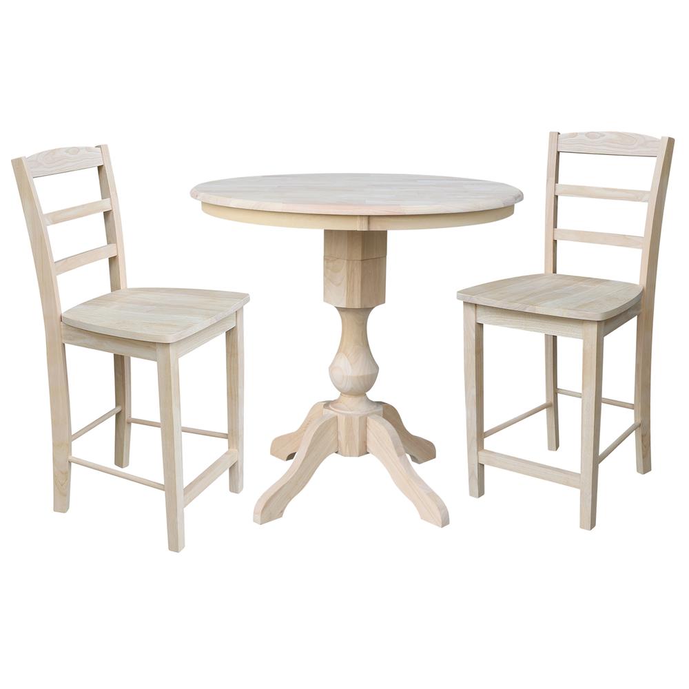 36" Round Top Pedestal Table - 34.9"H. Picture 8