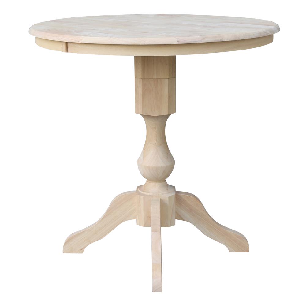 36" Round Top Pedestal Table - 34.9"H. Picture 2
