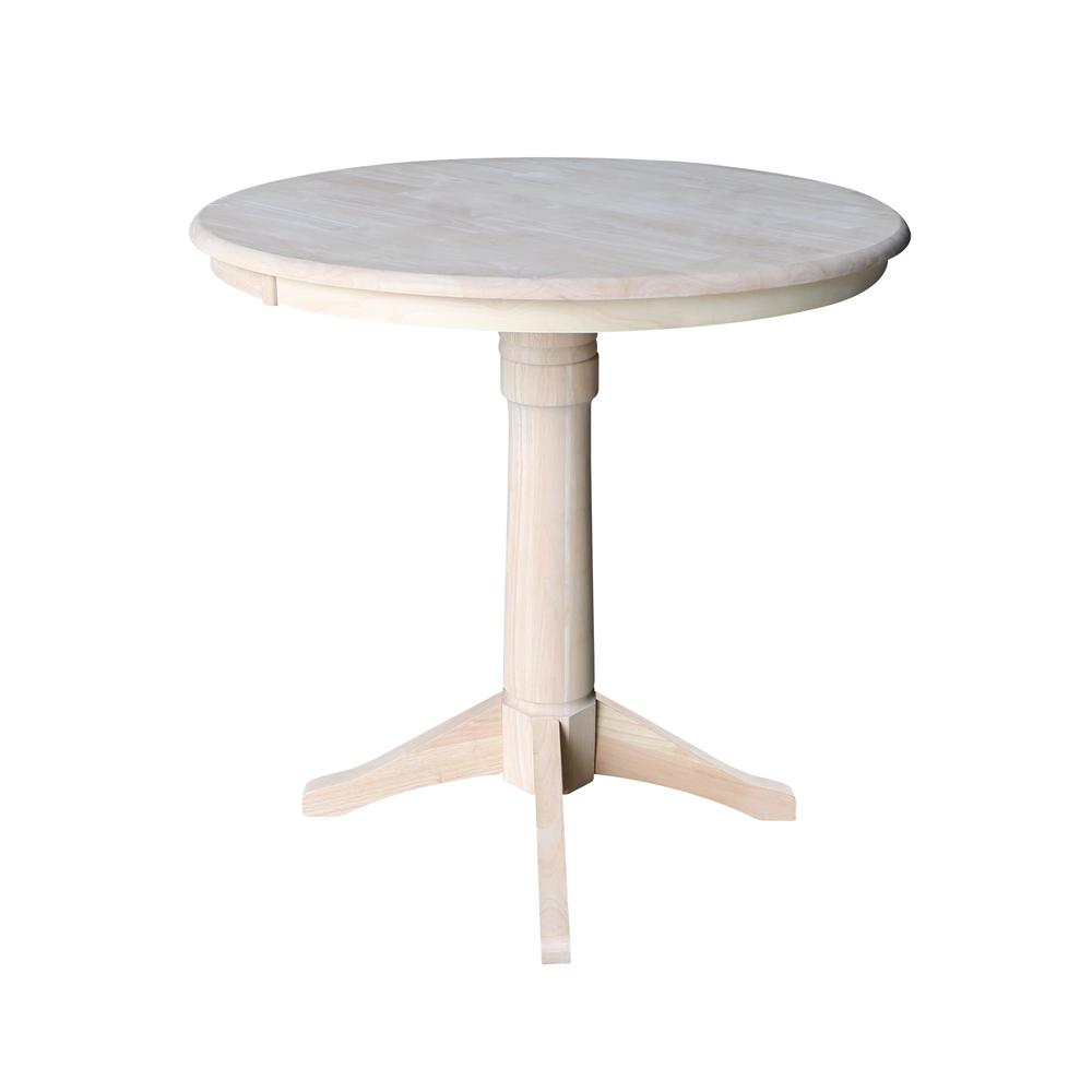 36" Round Top Pedestal Table - 28.9"H. Picture 6