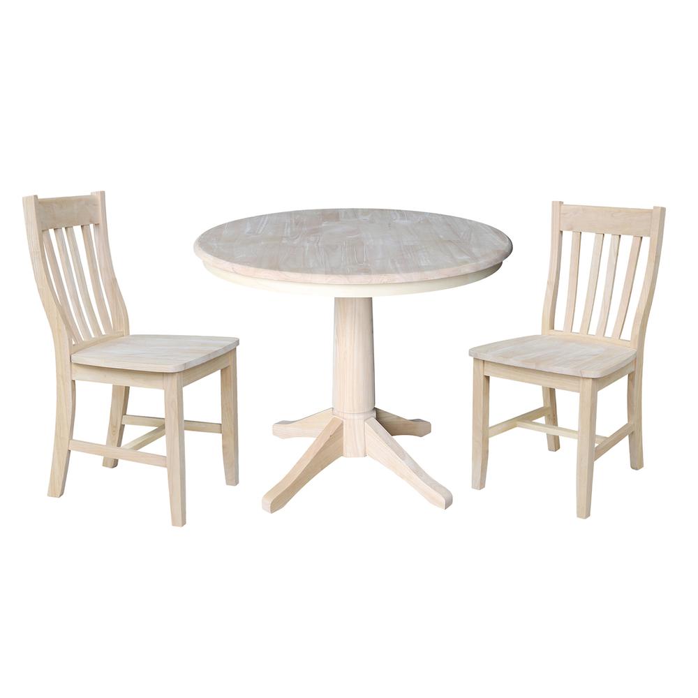 36" Round Top Pedestal Table - 28.9"H. Picture 14