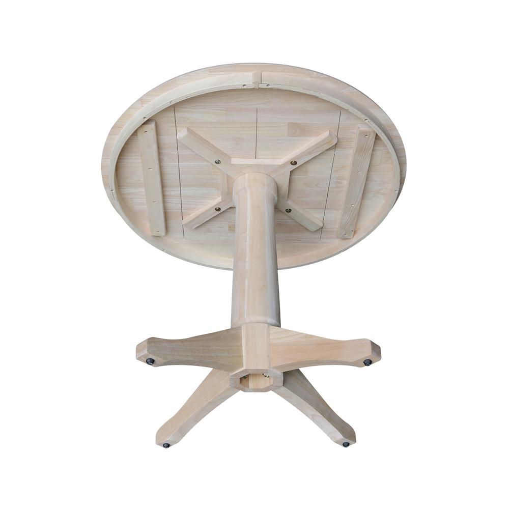 36" Round Top Pedestal Table - 28.9"H. Picture 3